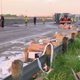 Image for article titled Truckload of Toilet Paper Goes Up in Flames